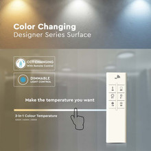 Плафон за таван 22W 3 в 1 Сменяем Спектър Кръг SKU 213966 V-TAC