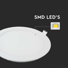 LED Панел 6W 3000K Кръг SKU 214854 V-TAC