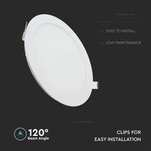 LED Панел 6W 3000K Кръг SKU 214854 V-TAC