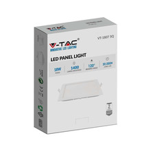 LED Панел 18W 6400К Квадрат SKU 214871 V-TAC
