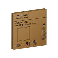 LED Панел 36W 4000К 595x595mm 120 лумна на ват сет от SKU 216706 V-TAC
