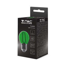 LED Bulb - 2W Filament E27 G45 Green