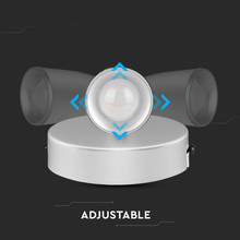 Аплик за стена 4.5W 3000К Спот Бяла SKU 218262 V-TAC