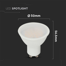 LED Крушка GU10 2.9W 6400K 110 градуса SKU 2989 V-TAC