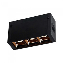 SKU 7960 3*1W Магнитен Линеен Спот 3000K Черен 24V с марка V-TAC