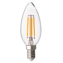LED filament candle, dimmable, 4W, E14, 2700K, 220-240V AC
