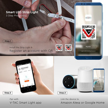 LED Лента сет 13W RGB и 3 в 1 Сменяем Спектър Ip65 и Wi-fi контрол SKU 2910 V-TAC