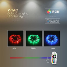 LED Лента сет 13W RGB и 3 в 1 Сменяем Спектър Ip65 и Wi-fi контрол SKU 2910 V-TAC