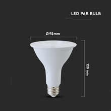 LED Крушка E27 11W 3000K PAR30 SAMSUNG ЧИП SKU 21153 V-TAC