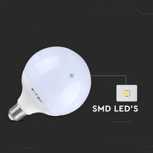 LED Крушка E27 22W 4000K G120 120 лумена на ват SAMSUNG ЧИП SKU 2120022 V-TAC