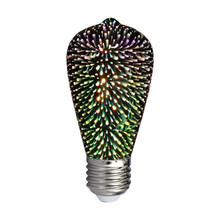 LED Bulb - 3W Filament E27 ST64 3000K 3D