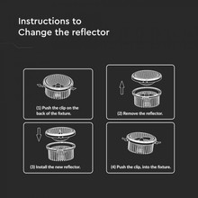 LED Крушка 20W 6400K AR111 Регулиращ Рефлектор от 20 до 40 градуса SKU 212794 V-TAC