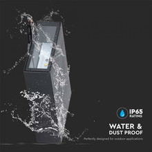 4W LED Wall Light Black 6500K