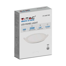24W LED Premium Панел - Кръг 6400K SKU 214874 V-TAC