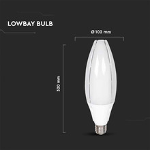 LED Крушка E40 40W 4000K SAMSUNG ЧИП SKU 21187 V-TAC