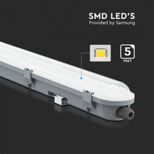 LED Влагозащитено Тяло M-Серия 1500мм 48W 4000K Mат 120 лумена на ват SKU 2120203 V-TAC