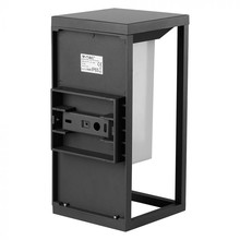 2W Соларна Стенна SAMSUNG ЧИП Сива 3000K SKU 21784 V-TAC