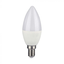 LED Bulb Candle 4.8W E14 With RF Control RGB + 3000K Dimmable