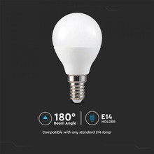 LED Bulb - 4.8W E14 P45 With RF Control RGB + 3000K Dimmable