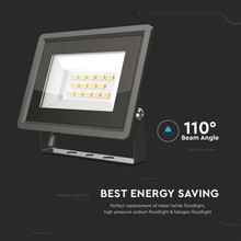LED Прожектор 10W 6400К Черно Тяло SKU 6729 V-TAC