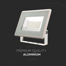 LED Прожектор 30W 3000К Бяло Тяло SKU 6746 V-TAC