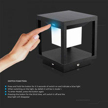 LED Соларен Стълб Черен 3000К SKU 6805 V-TAC