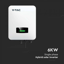 6KW ХИБРИДЕН ИНВЕРТОР МОНОФАЗЕН 5г. Смарт Метър и Аксесоари Включени SKU 11514 V-TAC