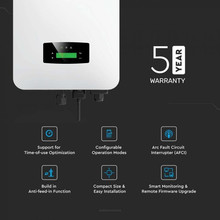 6KW ХИБРИДЕН ИНВЕРТОР МОНОФАЗЕН 5г. Смарт Метър и Аксесоари Включени SKU 11514 V-TAC