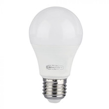 LED Крушка E27 SMART 8.5W A60 WIFI RGB CCTE съвместима с Amazon Alexa и Google Home SKU 2998 V-TAC