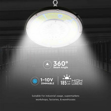 200W LED Камбана MEANWELL Драйвер Димираща 4000К 200 лумена на ват SKU 7656 V-TAC