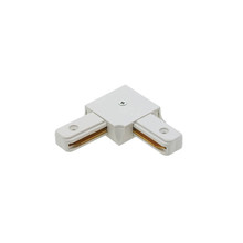 CORNER CONNECTOR FOR TRACK LINE MONOPHASE APT1 WHITE 90o
