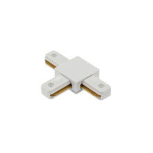 T TYPE CONNECTOR FOR TRACK LINE MONOPHASE APT1 WHITE