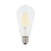 LED FILAMENT BULB LEDISONE-2-CLEAR ST64 8W 1000Lm E27 2700K (WARM WHITE)