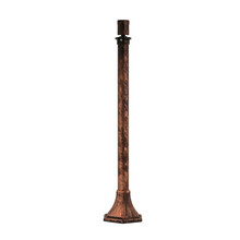 POLE FOR OUTDOOR USE STEEL WITH E27 BASE AND CABLE 750mm ANTIQUE