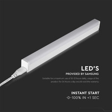 LED Линейно тяло Т5 60cm 7W 6500К SAMSUNG ЧИП SKU 21694 V-TAC
