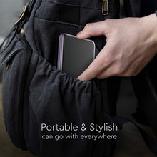 Външна Батерия 9мм Magnetic Лилава 5000mAh SKU 7851 V-TAC