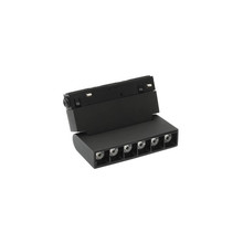 LED черен спот за магнитна релса 48V 12W 4000K 36 градуса MAGNA-S 220x22x110mm 2102210 VITO