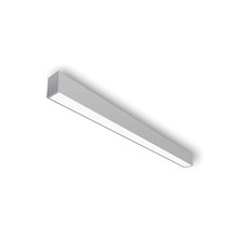 LED LINEAR FIXTURE SURFACE MOUNTED PROFILED-SL1 53x83x1490mm 50W 3000K (WARM WHITE) 5000Lm GREY