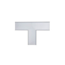 T SHAPE CONNECTOR 90o FOR LINEAR LIGHTINGS PROFILED SL1 250x250x53mm 9W 6500K (COOL WHITE) TETRIS 2  GREY