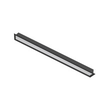 LED RECESSED LINEAR FIXTURE RECESSED MOUNTED PROFILED-RL1 65x45x1200mm 42W 3000K (WARM WHITE) 4200Lm BLACK