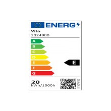 LED панел за вграждане - квадрат 20W 4000K 2260Lm 225x225x31mm 2024980 VITO