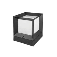 Фасадна градинска лампа куб E27 IP44 225x225x280mm Черно 3242260 VITO