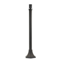 POLE FOR OUTDOOR USE STEEL WITH E27 BASE AND CABLE 750mm BLACK