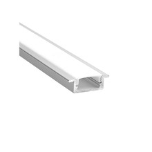 ALUMINUM PROFILE PROFLEX-R F02 RECESSED MOUNTED FOR LED STRIP 22.5X7MM IP20 2m