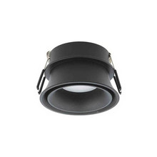 SPOT LIGHT FIXTURE RECESSSED MOUNTED DONNA X1 ROUND GU10 Φ80x45mm BLACK