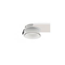 SPOT LIGHT FIXTURE RECESSSED MOUNTED DONNA X1 ROUND GU10 Φ80x45mm WHITE