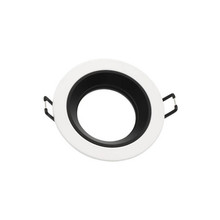 Луничка за таван GU10 корпус кръг Φ90x28mm Черно и Бяло 2012540 VITO