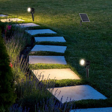 Соларно Градиснко Колче 3x1.2W Черно Тяло IP65 SKU 20489 V-TAC