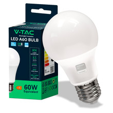 LED Крушка E27 9W 6400K A60 SAMSUNG ЧИП SKU 21230 V-TAC