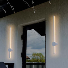 12W LED Wall Lamp White Body 3000K IP54